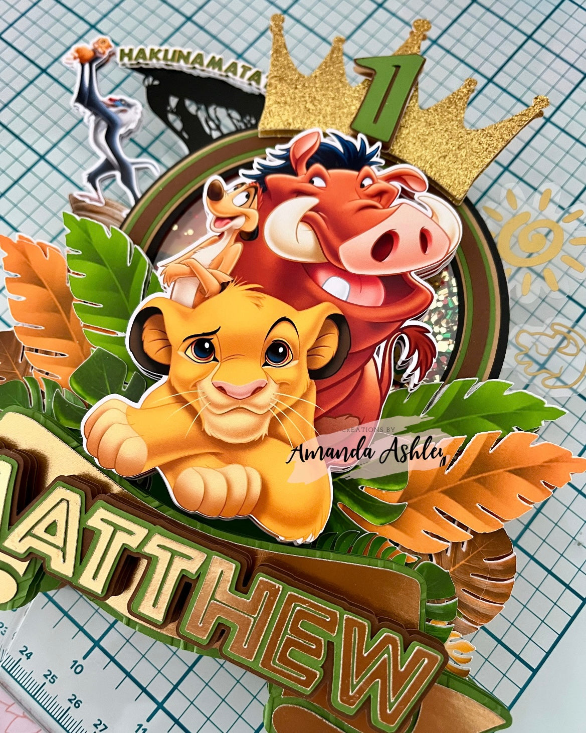 Lion King Cake Topper