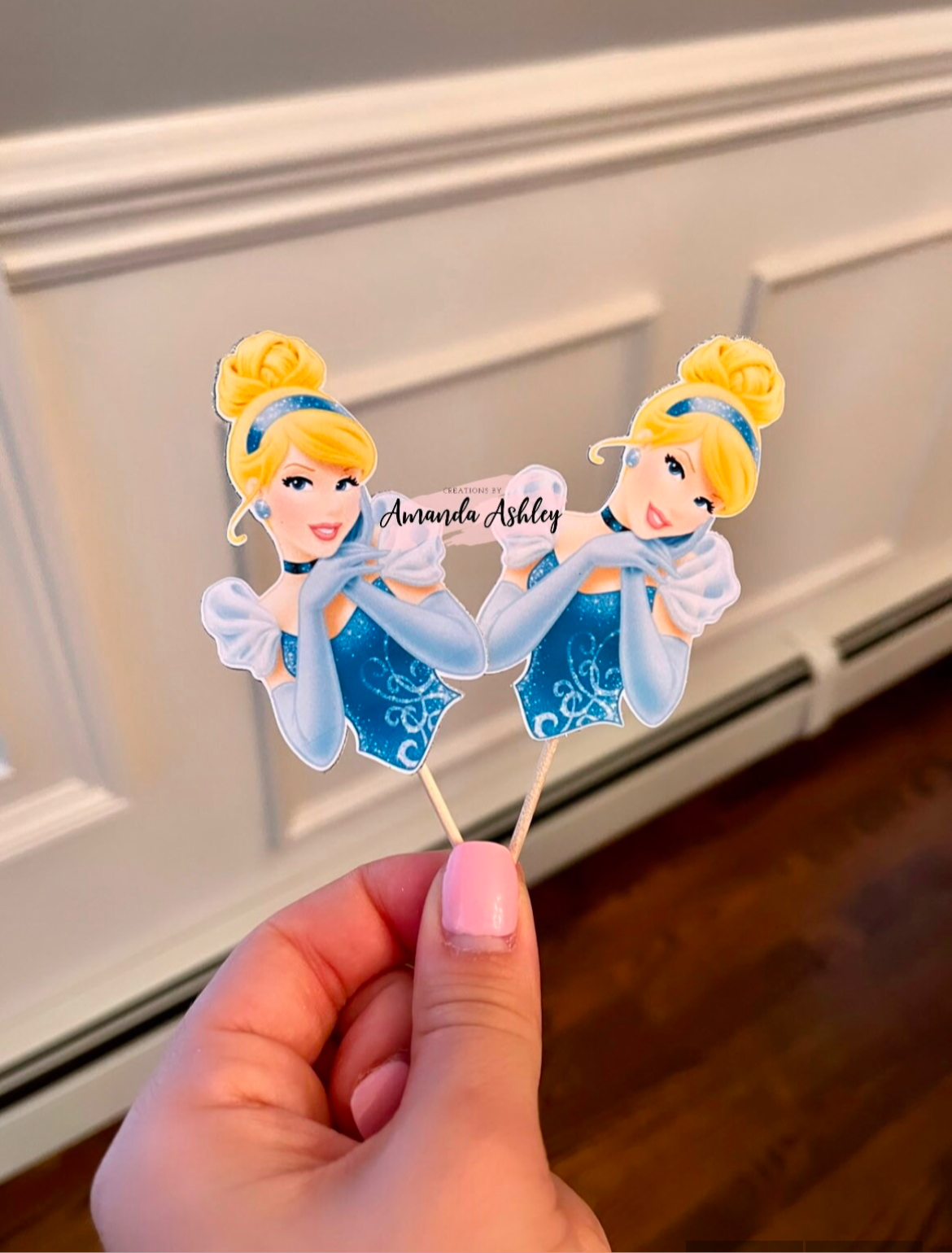 Princess Cinderella Cake Topper