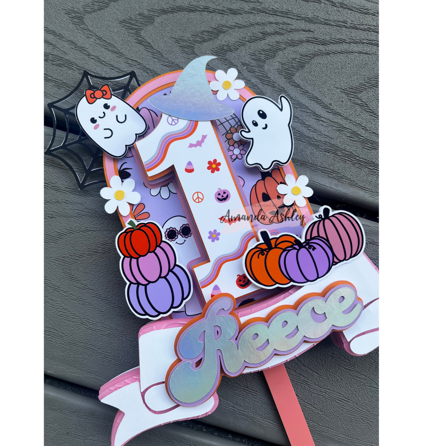 Spooky Little One Cake Topper