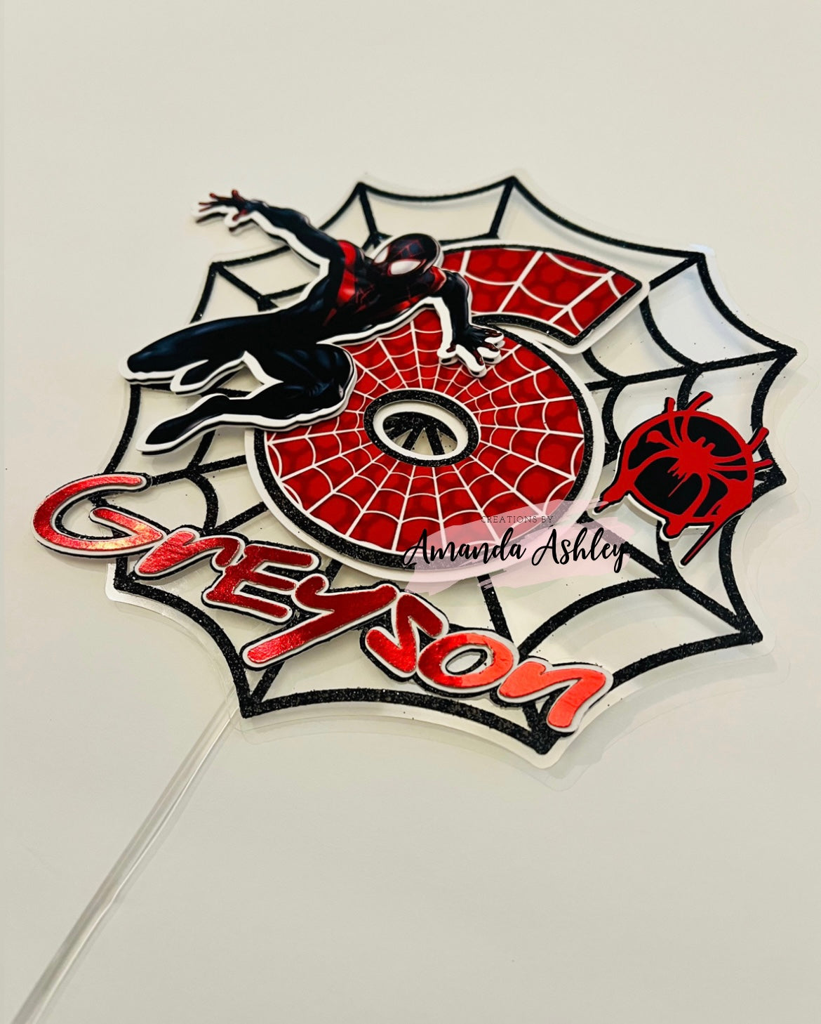 Miles Morales Cake Topper