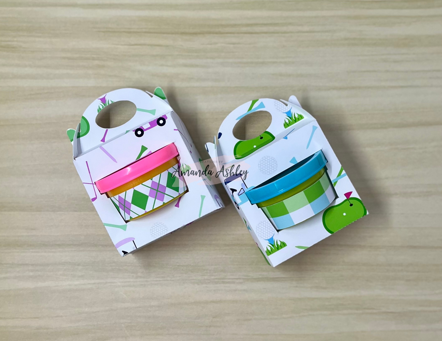 Hole in One Golf Play-Doh Favors