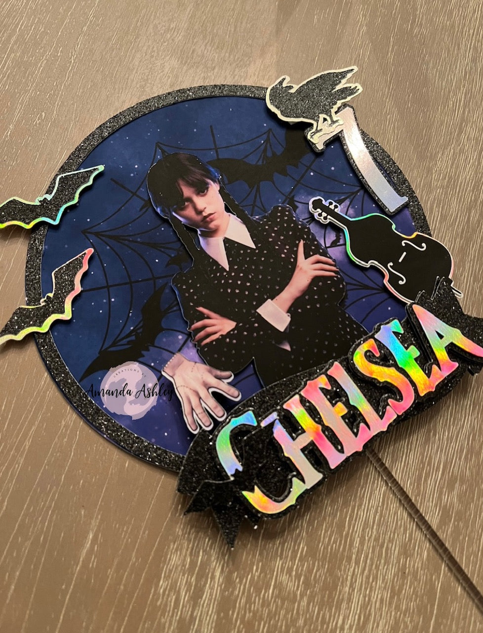 Nevermore Cake Topper