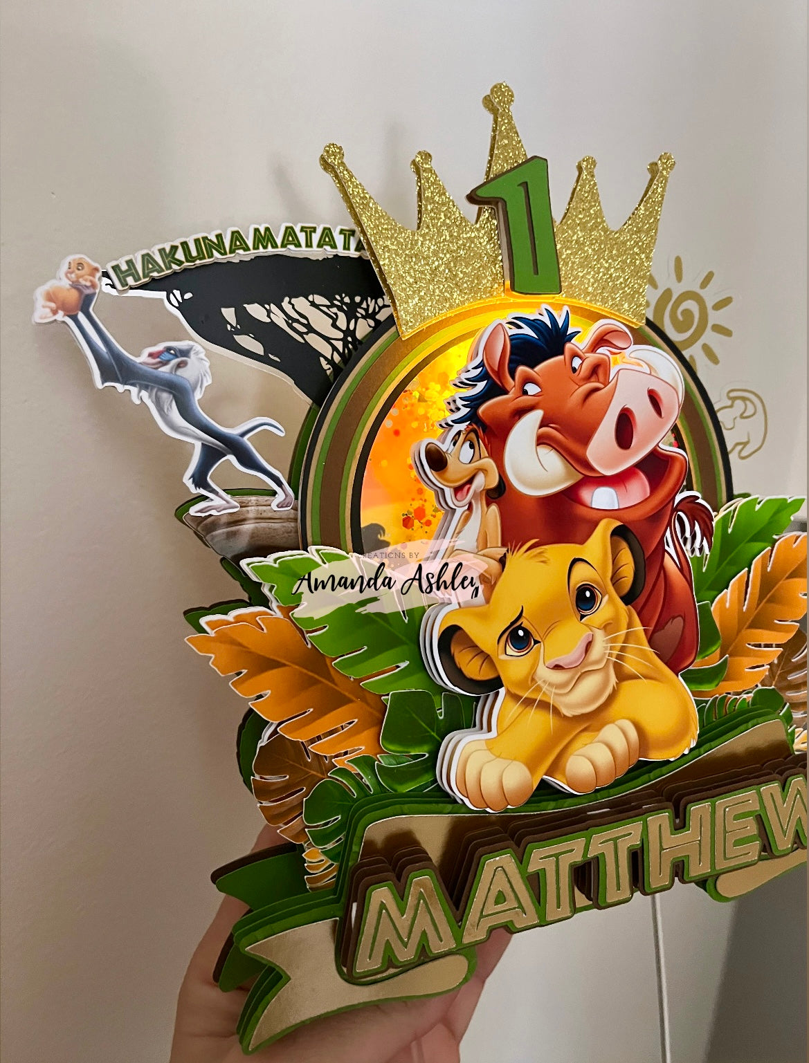 Lion King Cake Topper