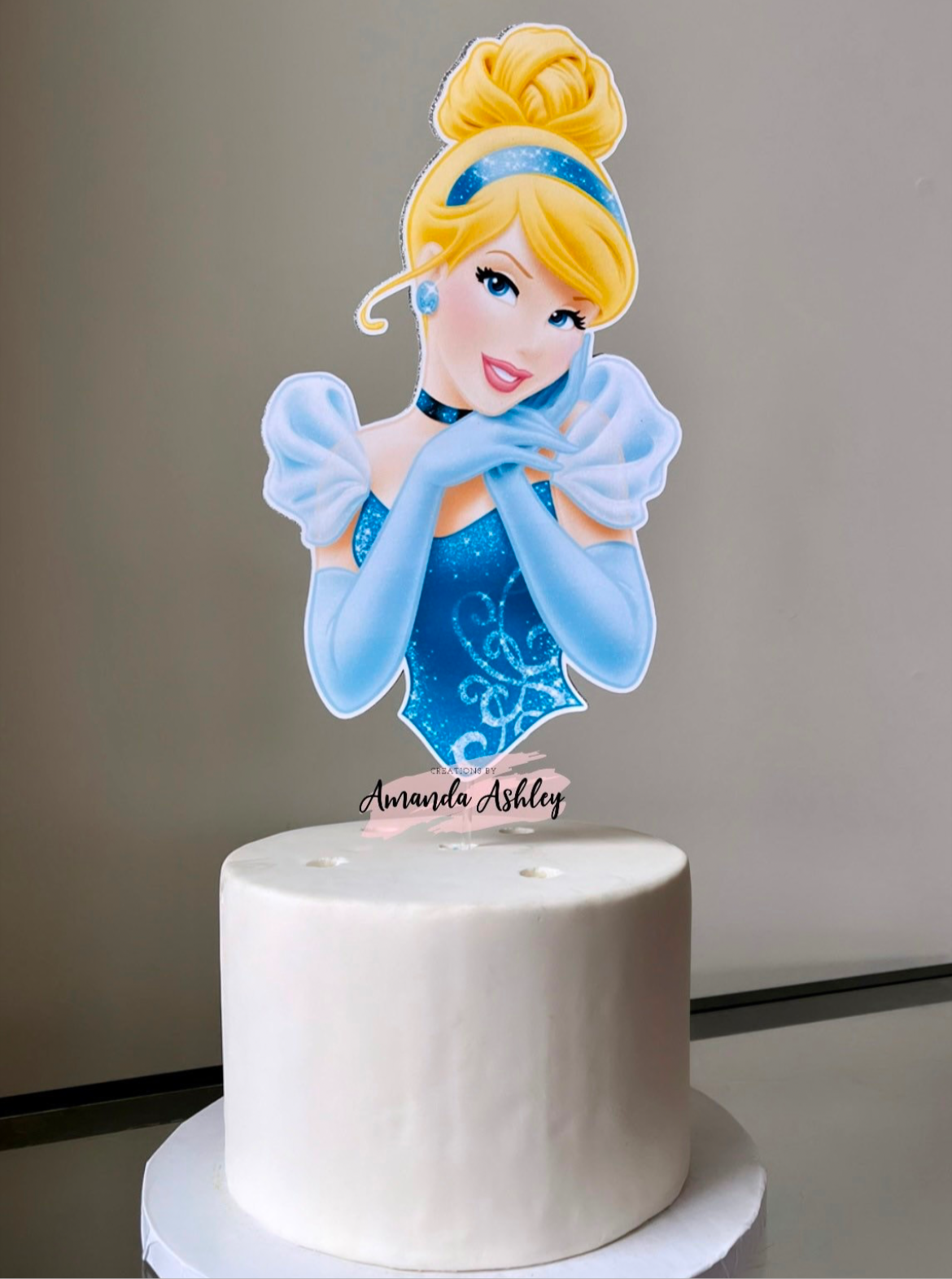 Princess Cinderella Cake Topper