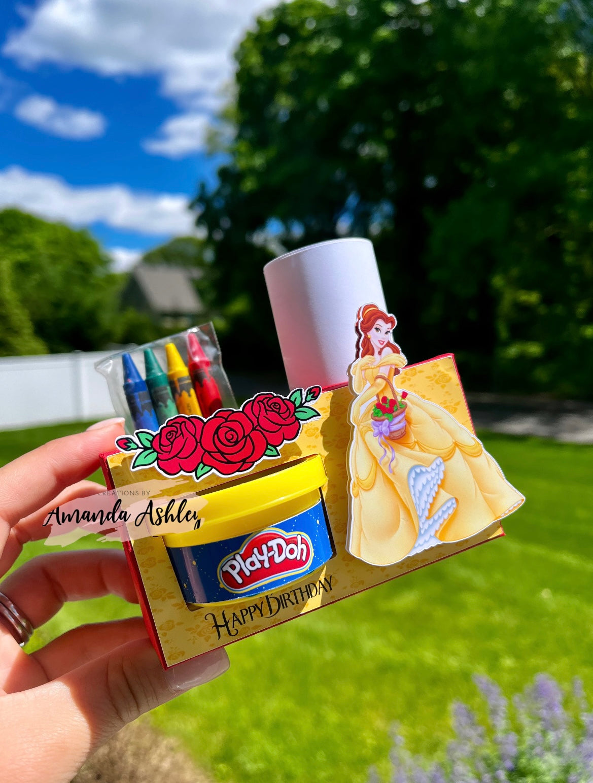 Princess Belle Party Favor Boxes