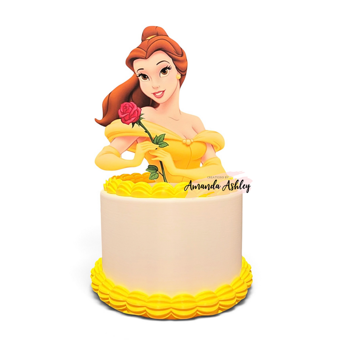 Princess Belle Cake Topper