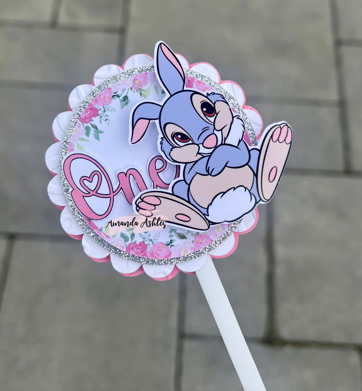 Thumper Bunny Cupcake Toppers