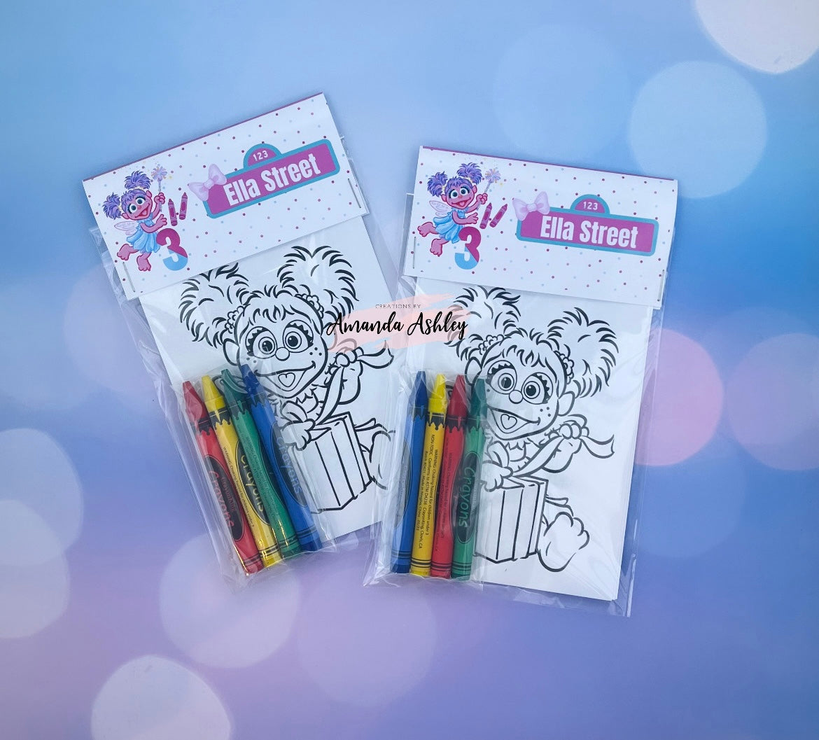 Abbey Coloring Favors