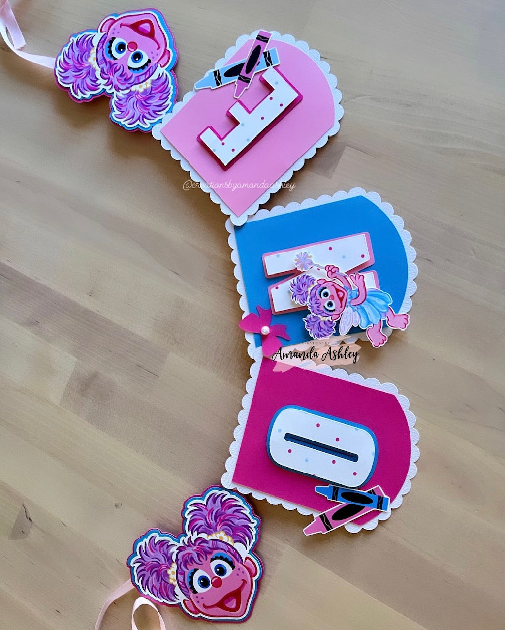Abbey Birthday Banner