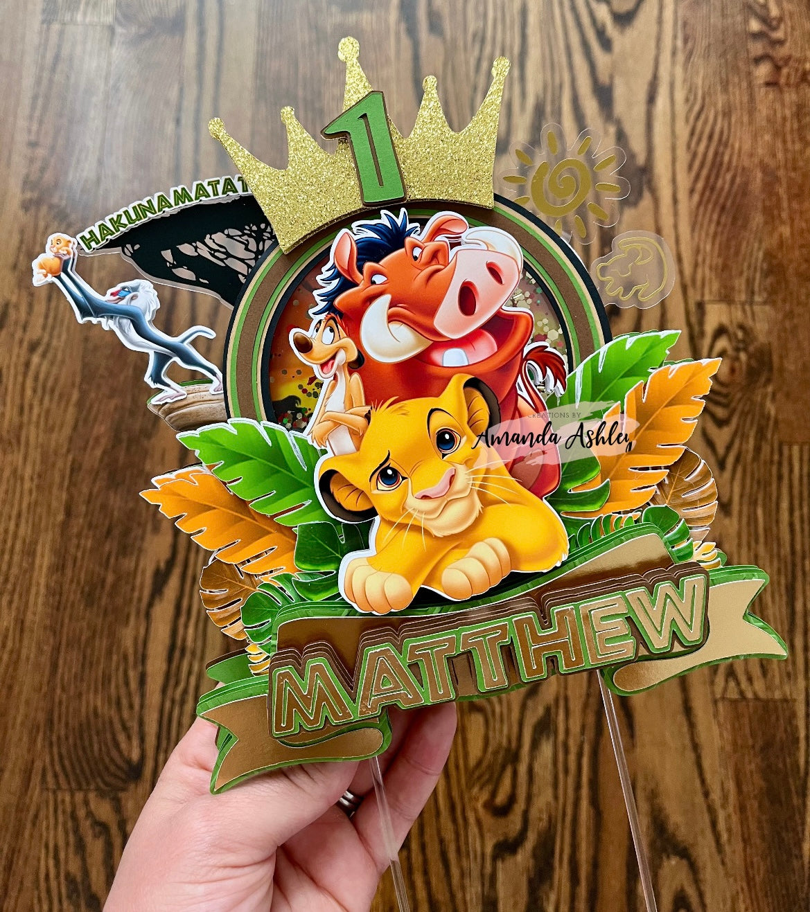 Lion King Cake Topper