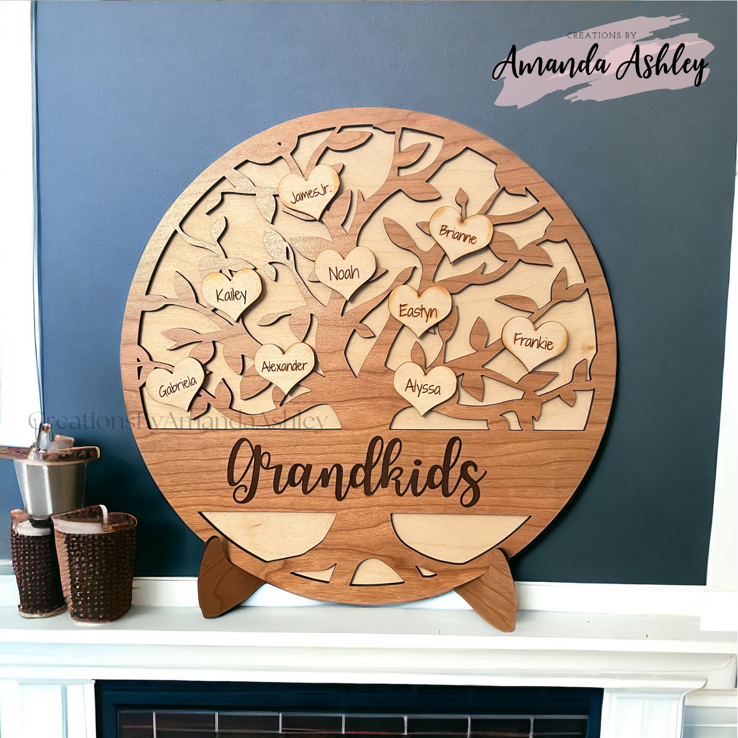 Family Tree Decorative Round