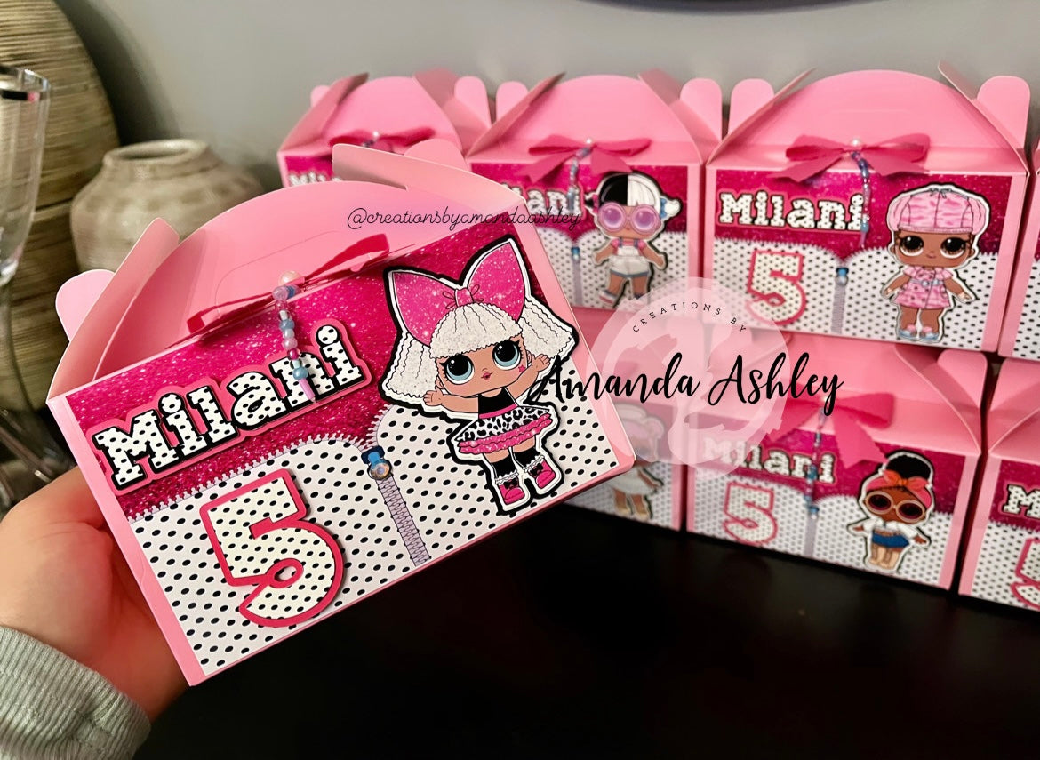 Doll Party Favor Boxes