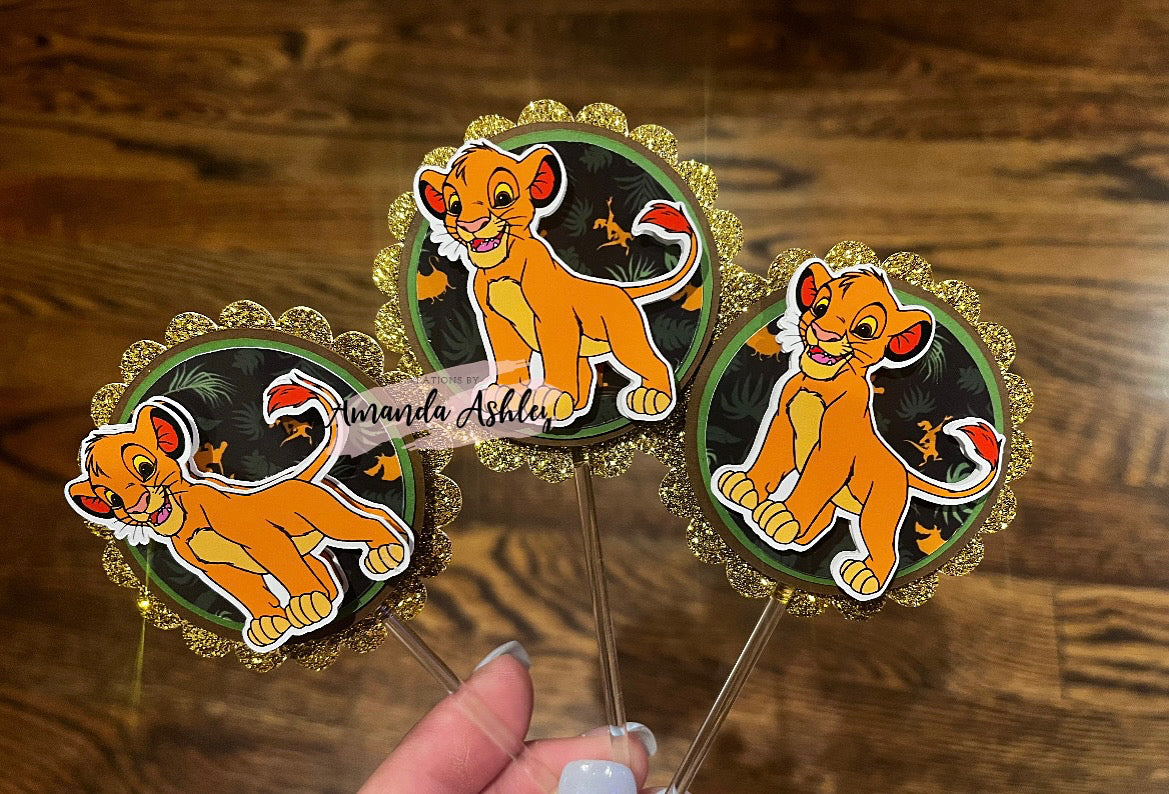 Lion King Cupcake Toppers