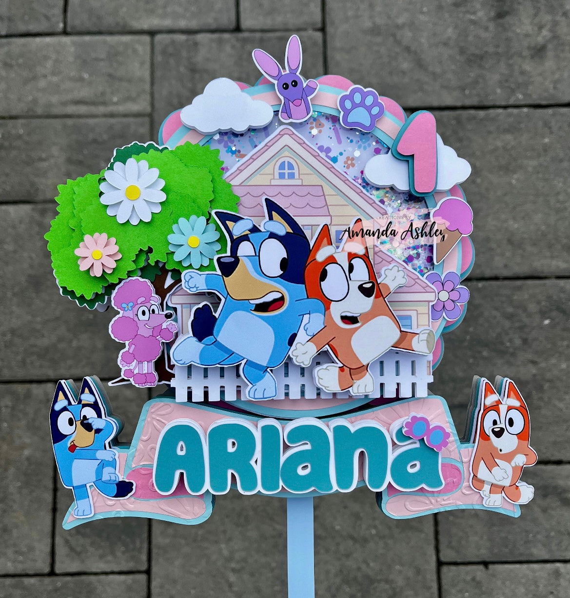 Blue Heeler Cake Topper