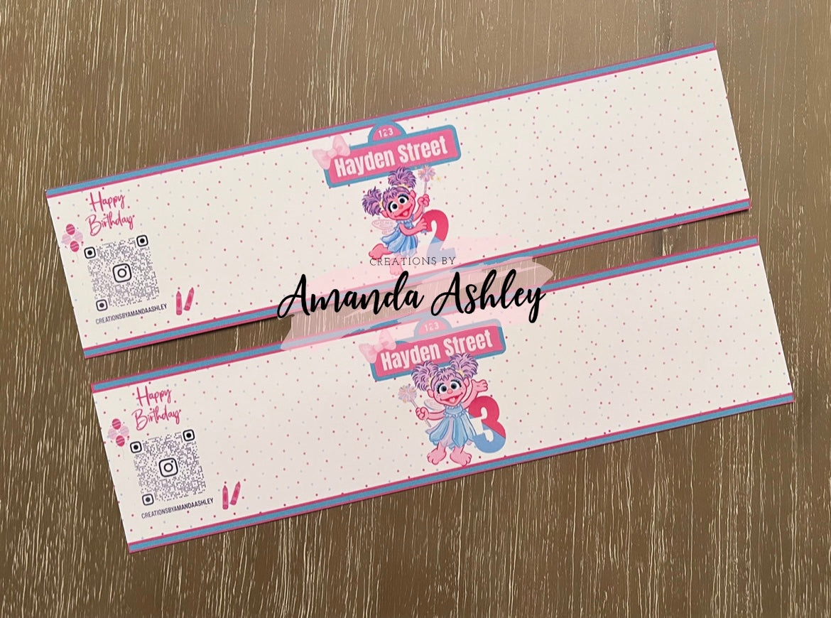 Abbey Waterbottle Labels