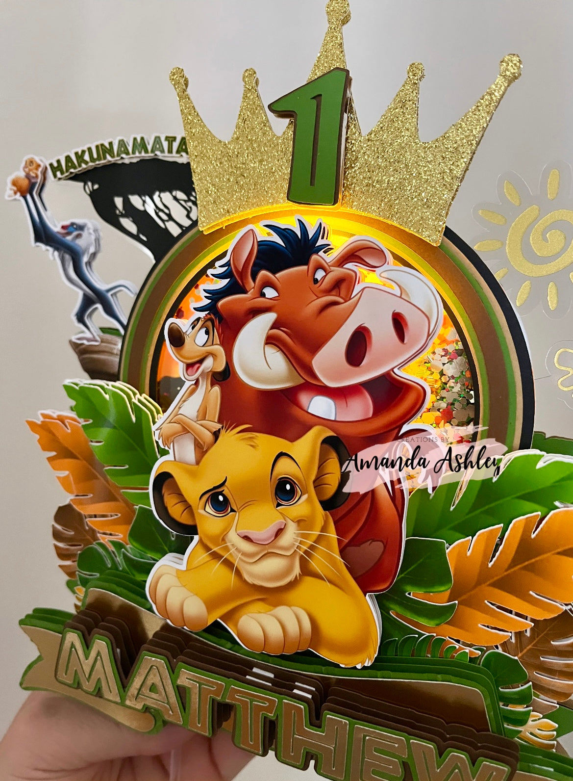 Lion King Cake Topper