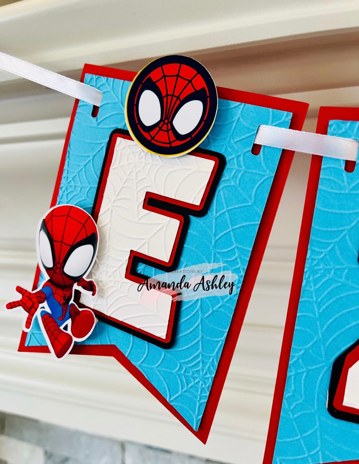 Spidey and Friends Birthday Banner