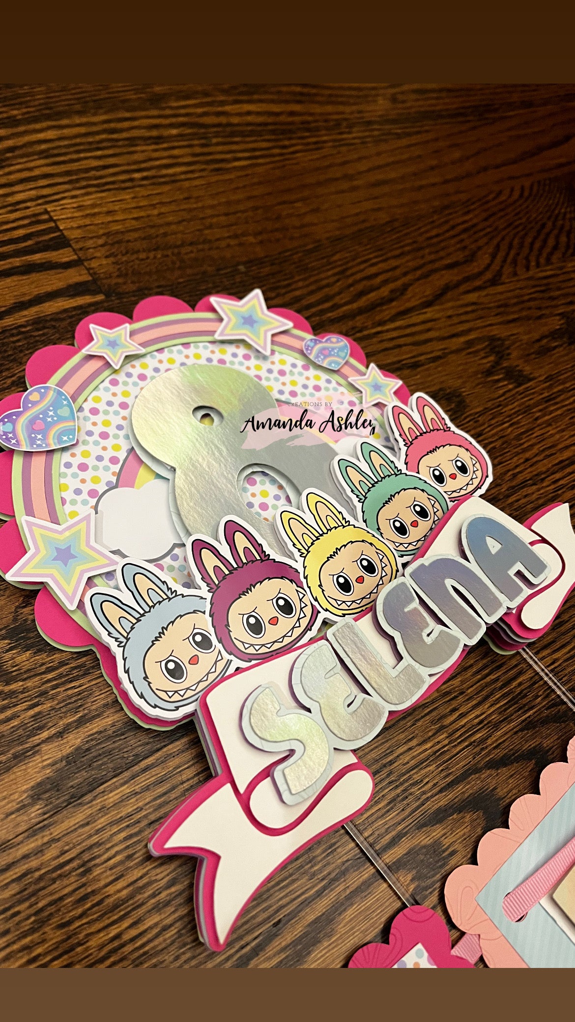 Labubu Cake Topper