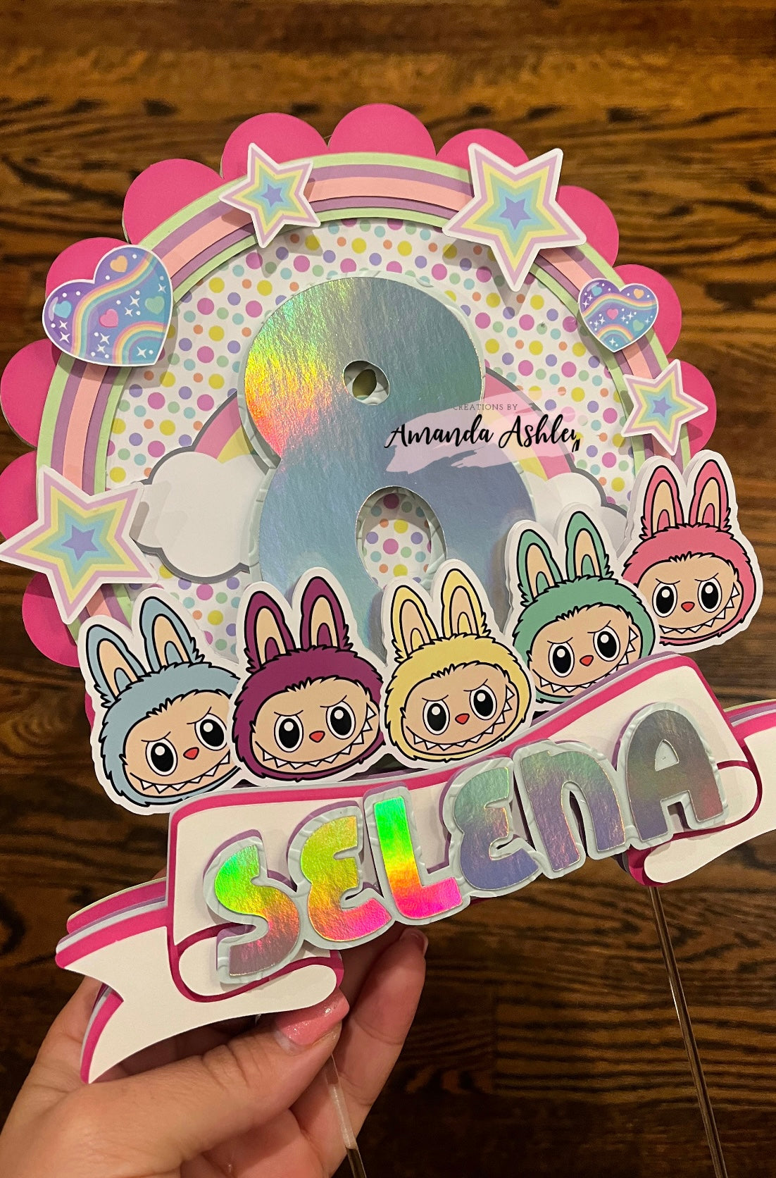 Labubu Cake Topper