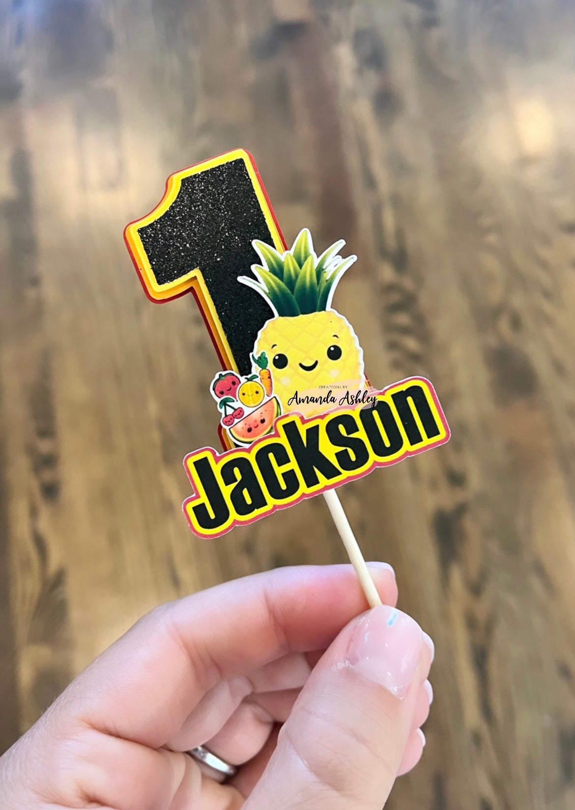 Singing Fruit Cupcake Toppers