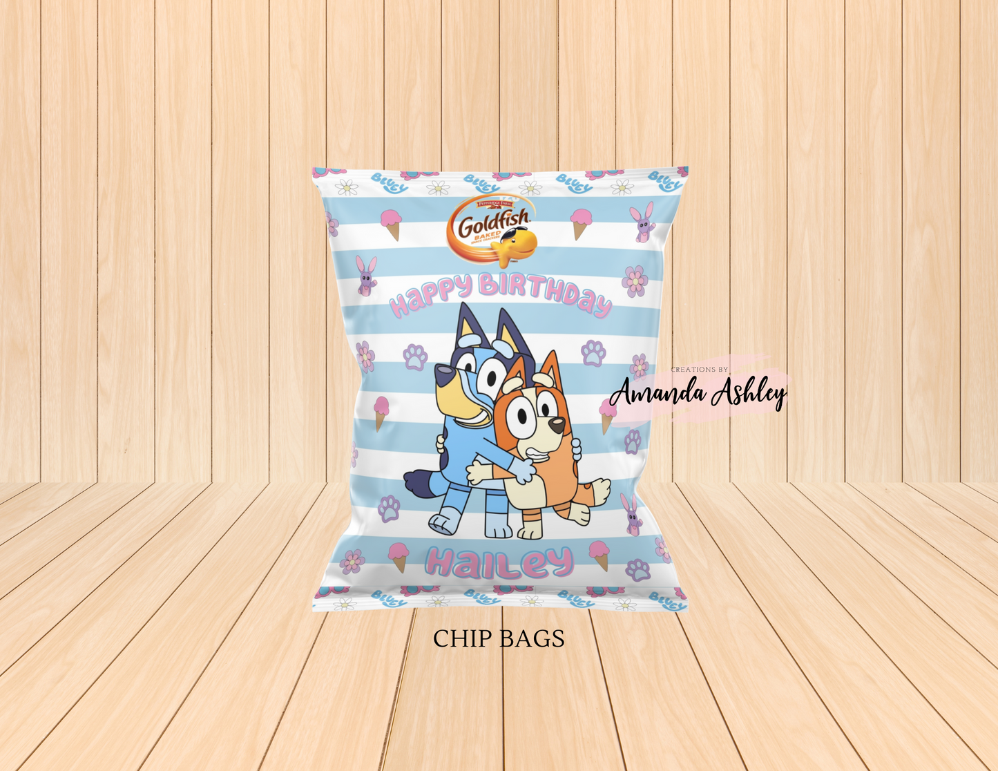 Blue Heeler Chip Bags