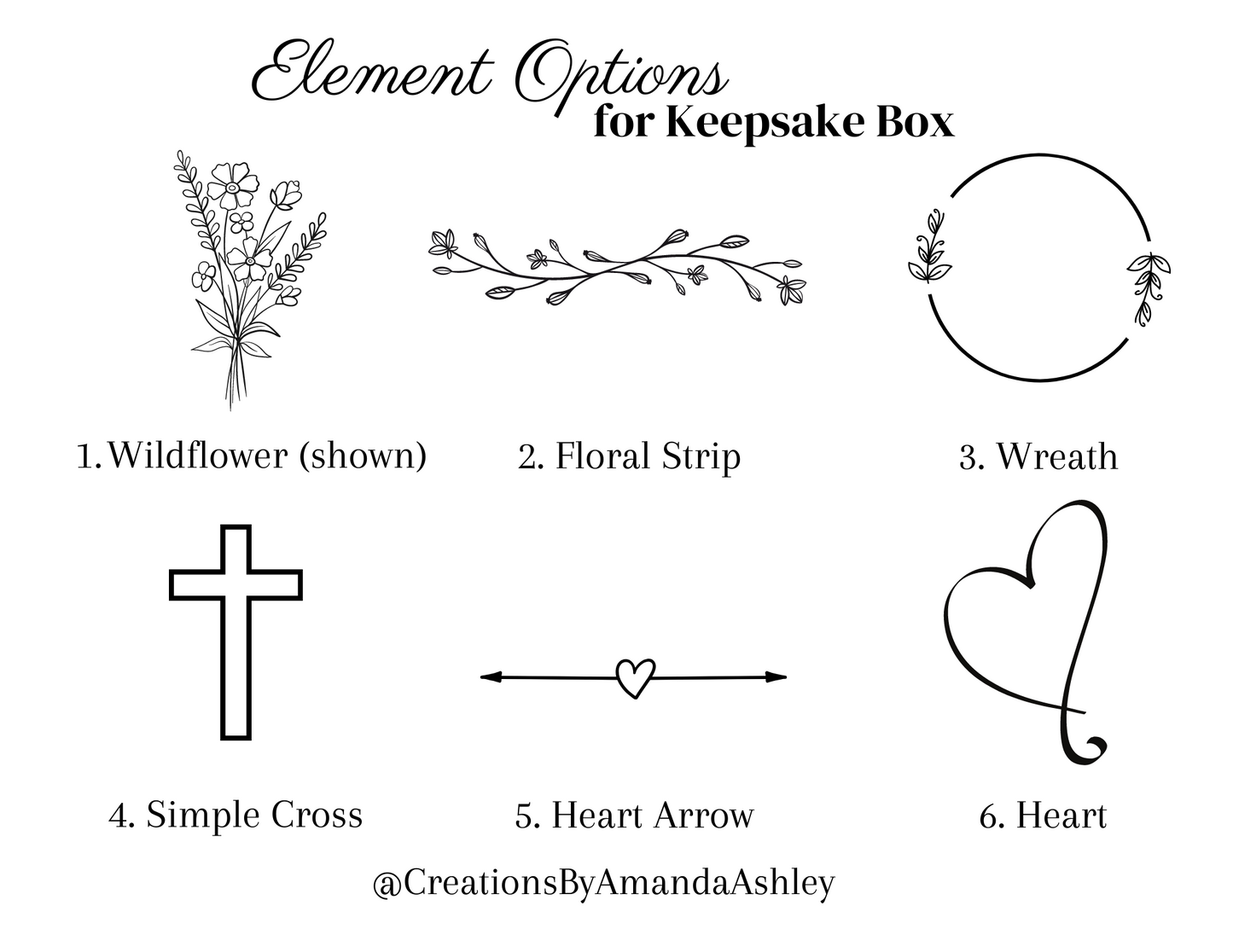 Engraved Keepsake Box