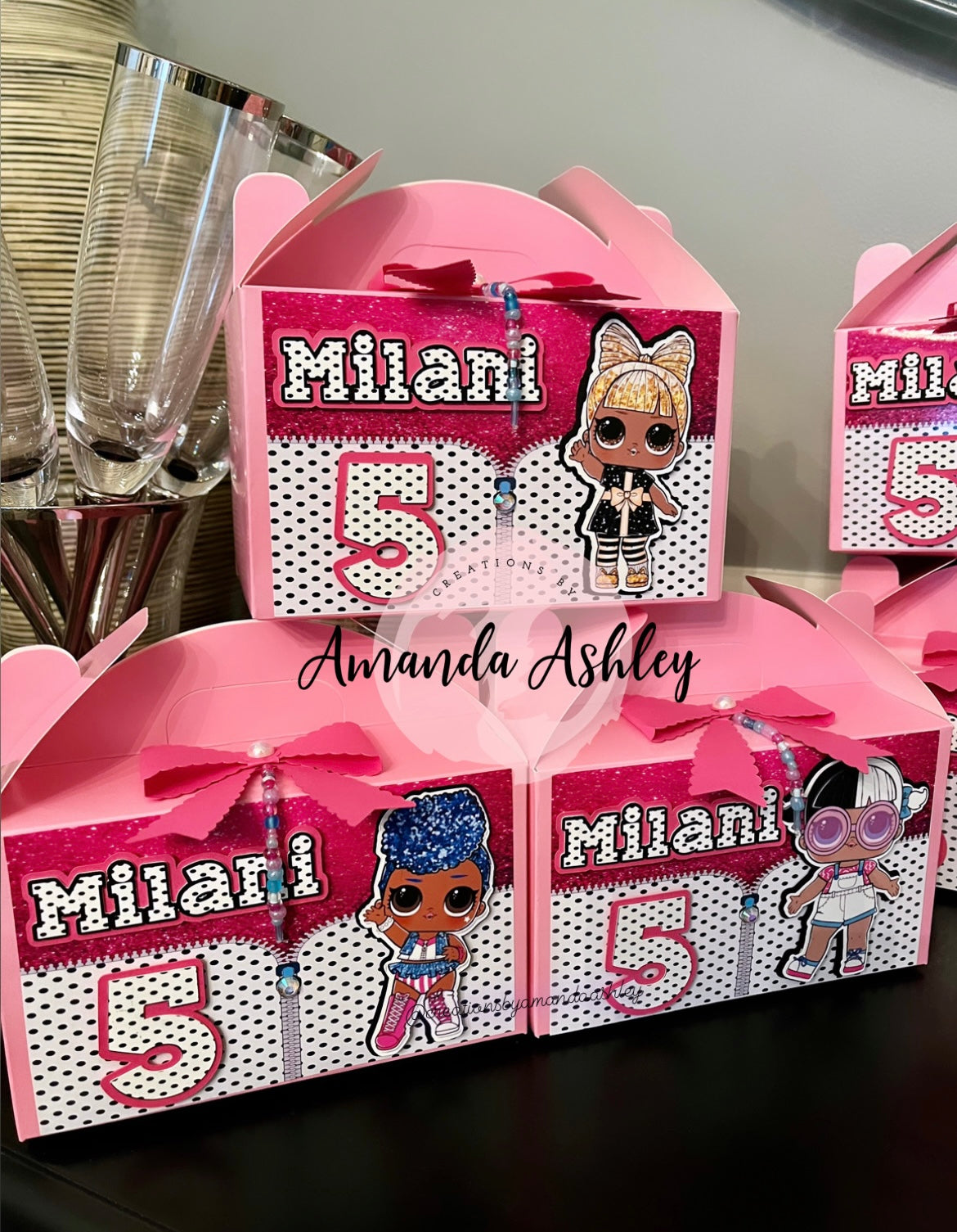 Doll Party Favor Boxes