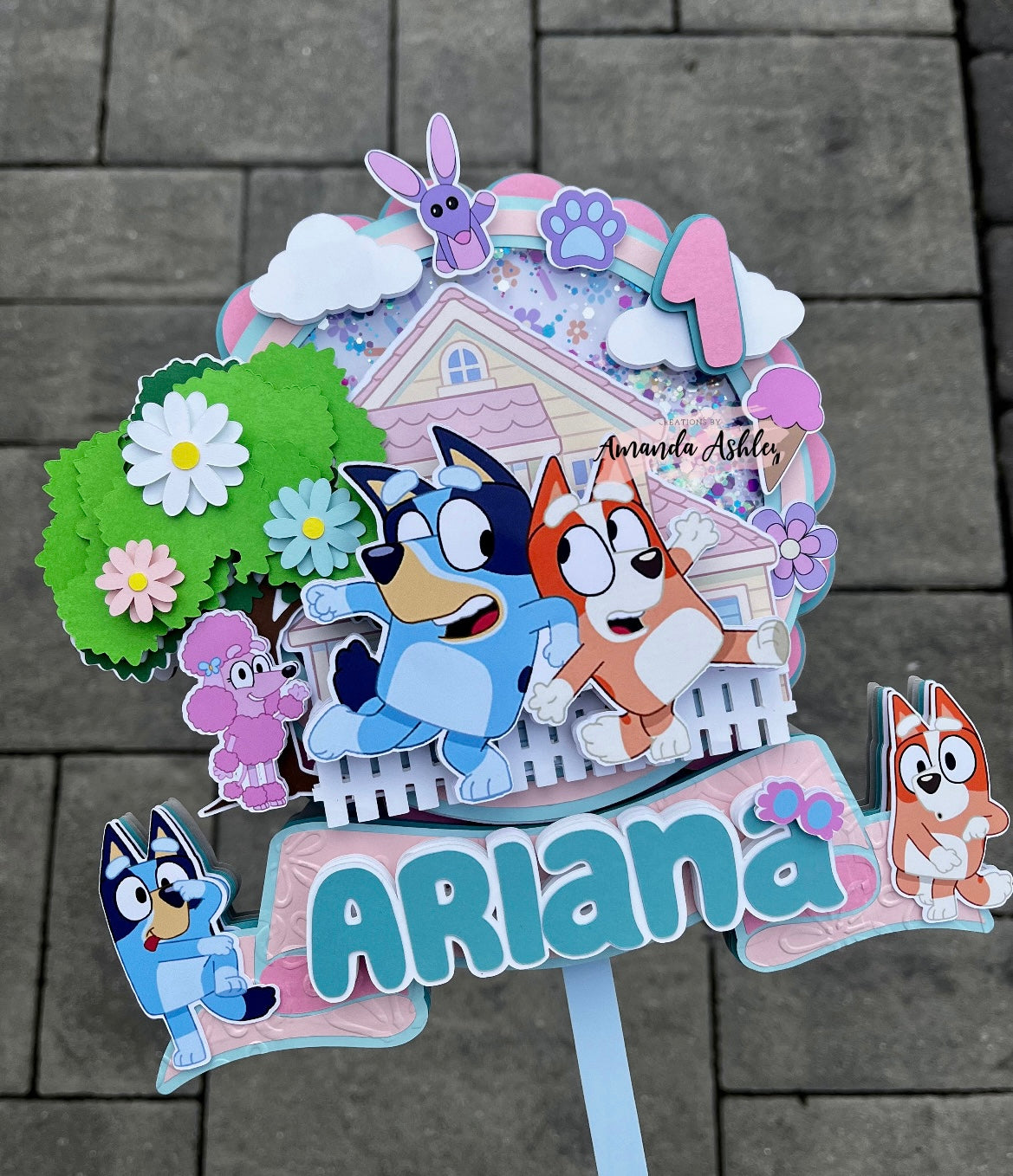 Blue Heeler Cake Topper