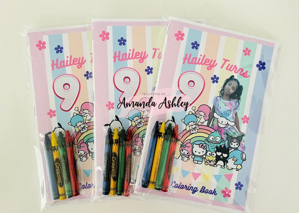 Kitty & Friends Coloring Books