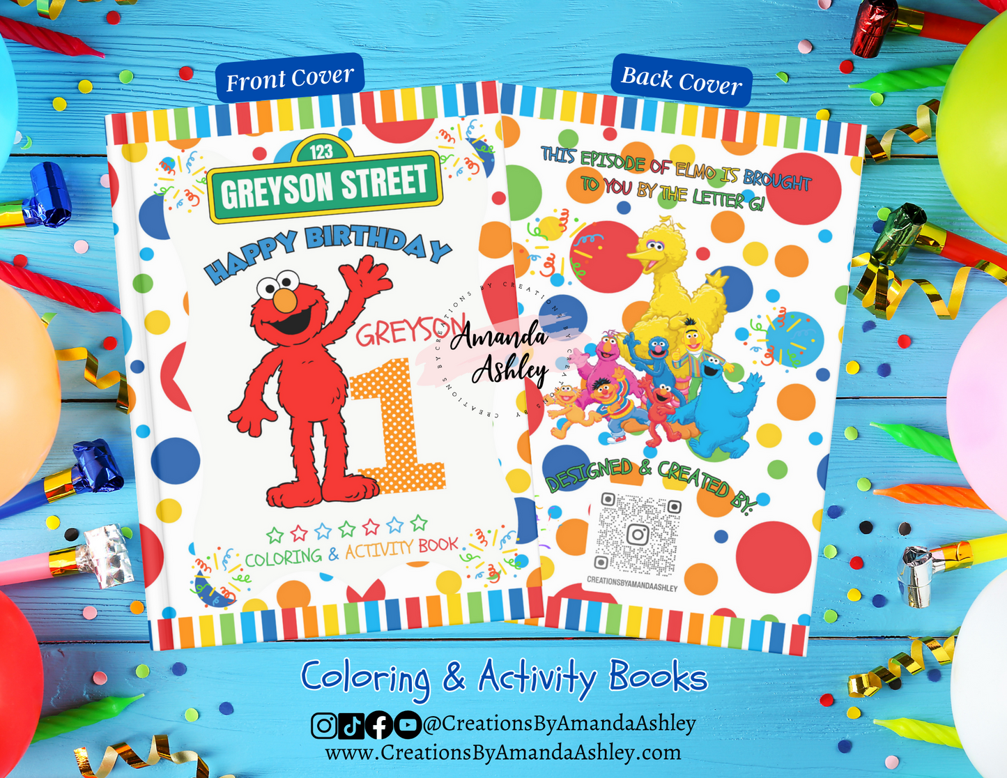 Sesame Friends Coloring Books