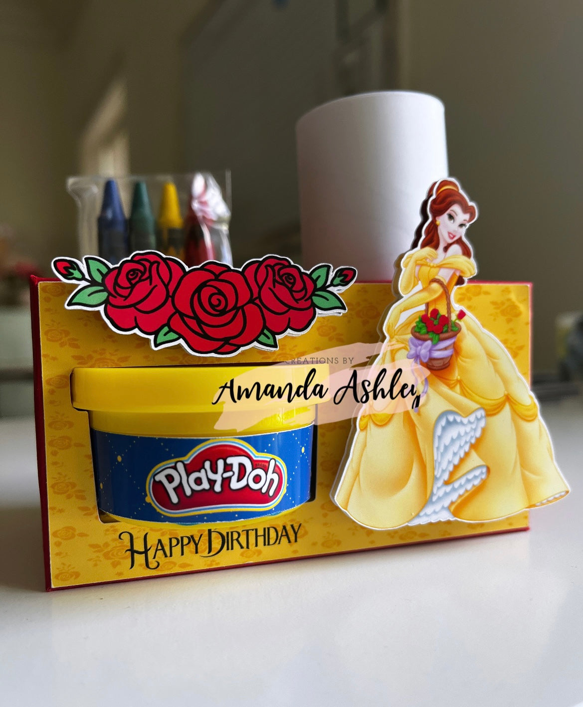Princess Belle Party Favor Boxes