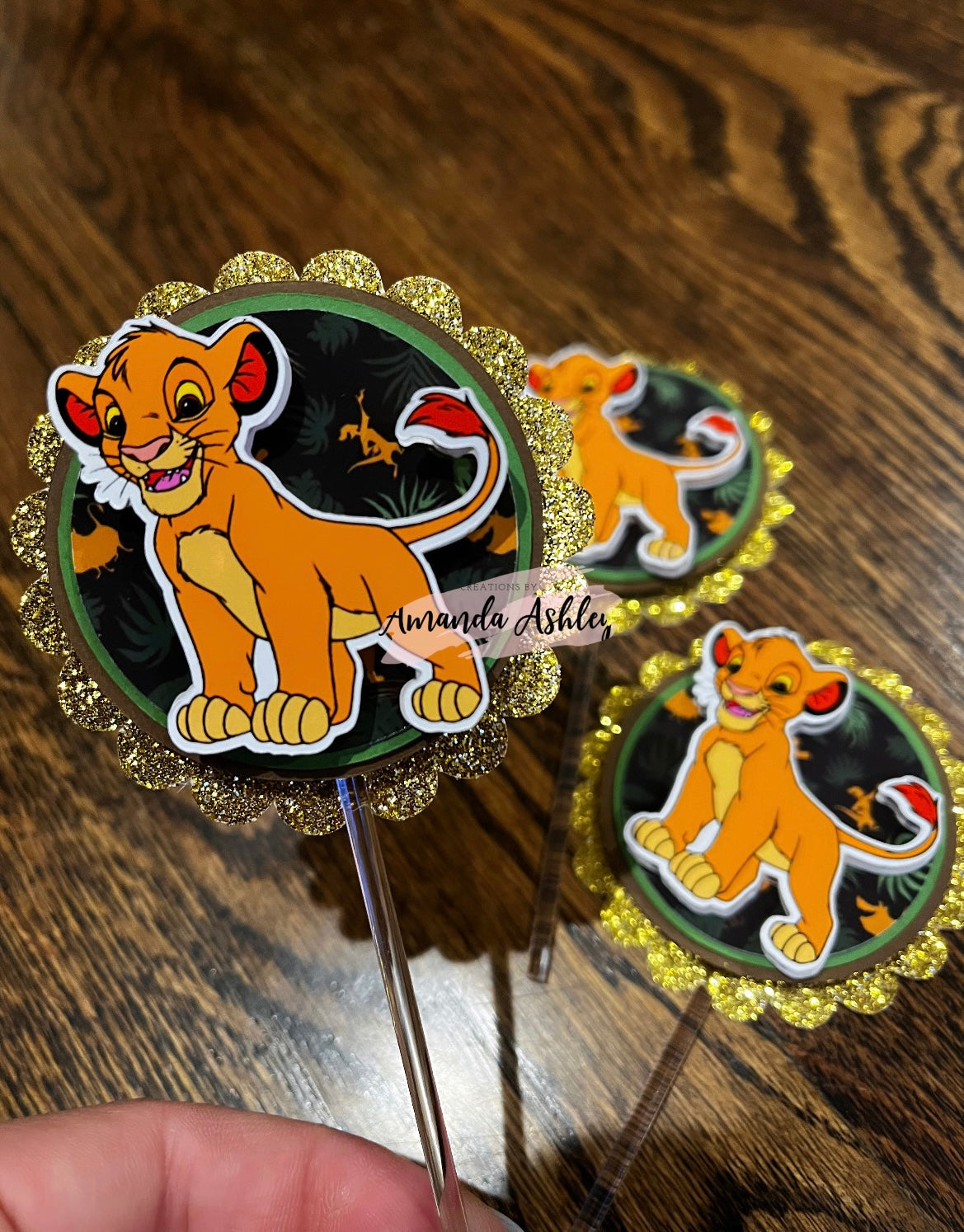 Lion King Cupcake Toppers