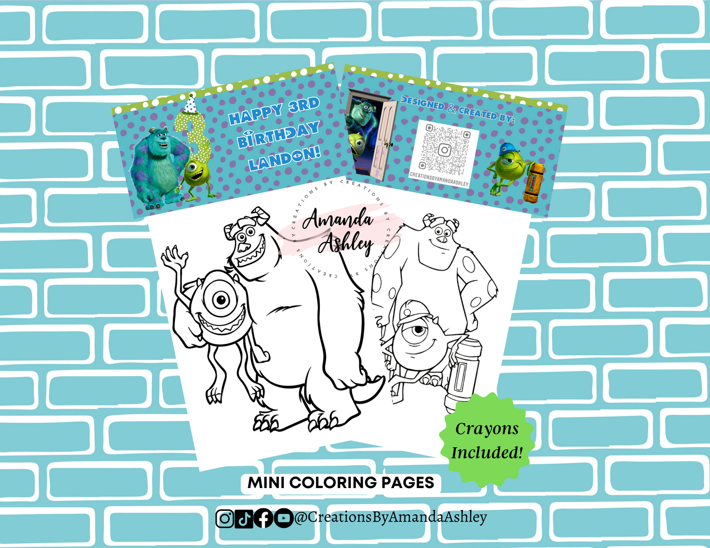 Scare Floor Boy Coloring Favors