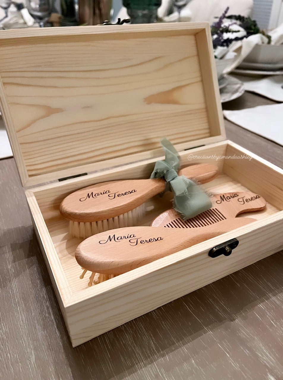 Engraved Keepsake Box