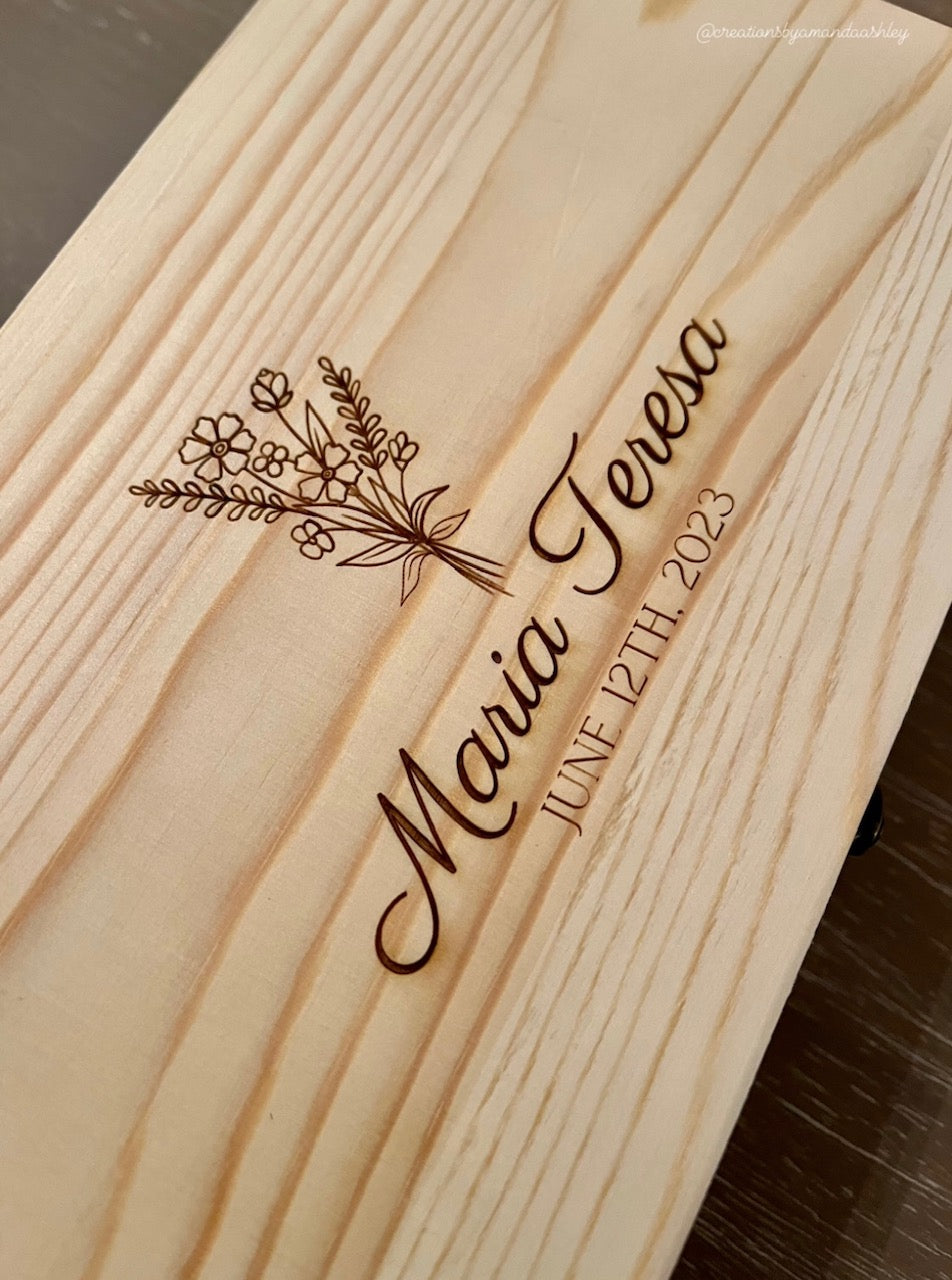 Engraved Keepsake Box