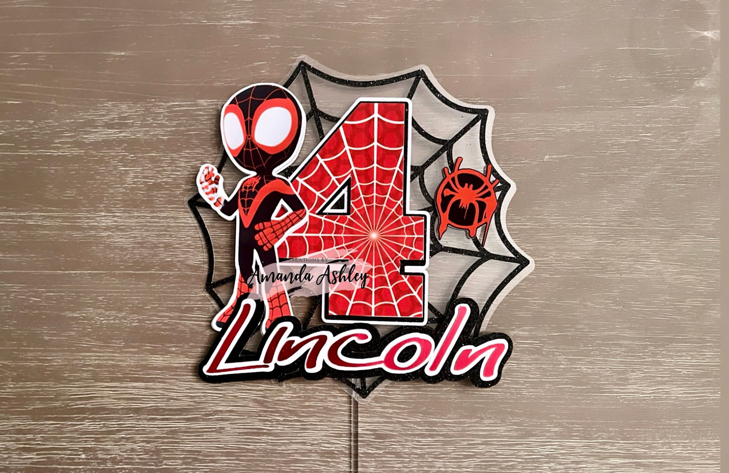 Spidey Miles Morales Cake Topper
