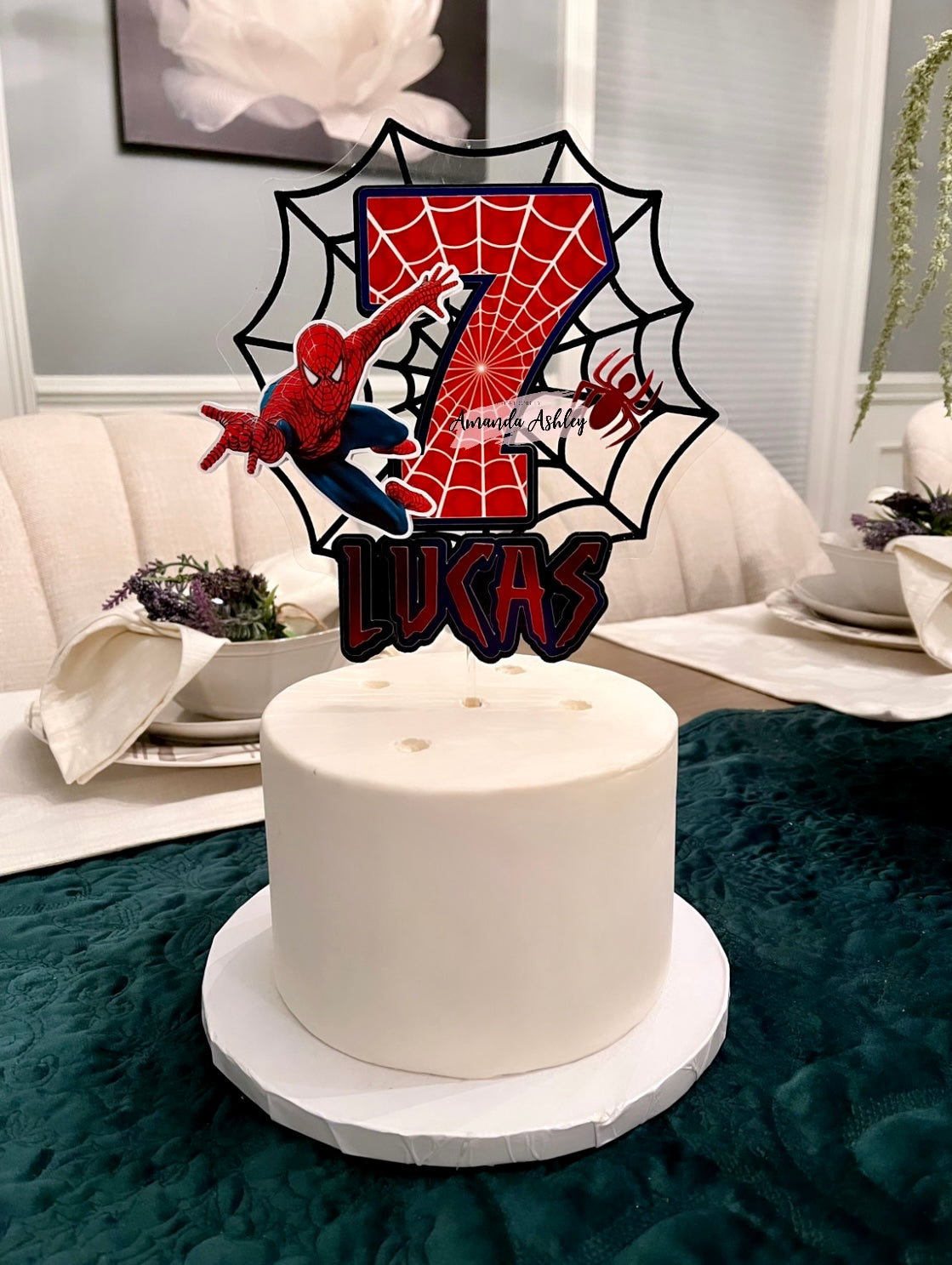 Spiderman Cake Topper