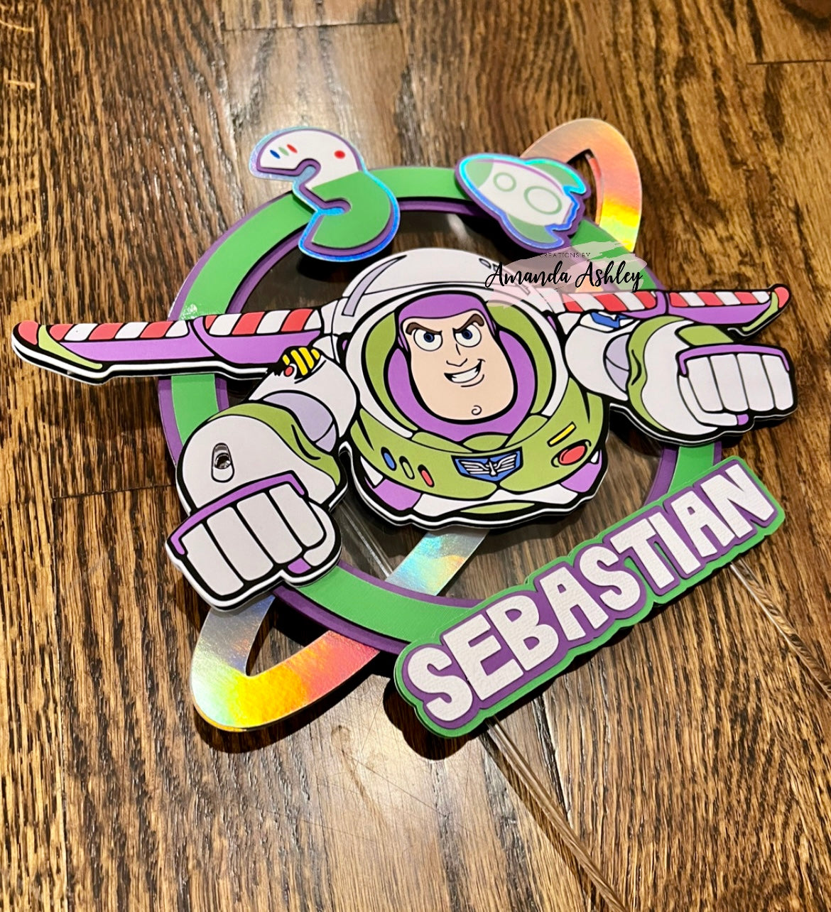Space Ranger Cake Topper
