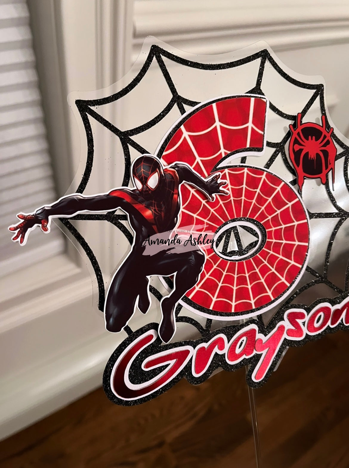Miles Morales Cake Topper