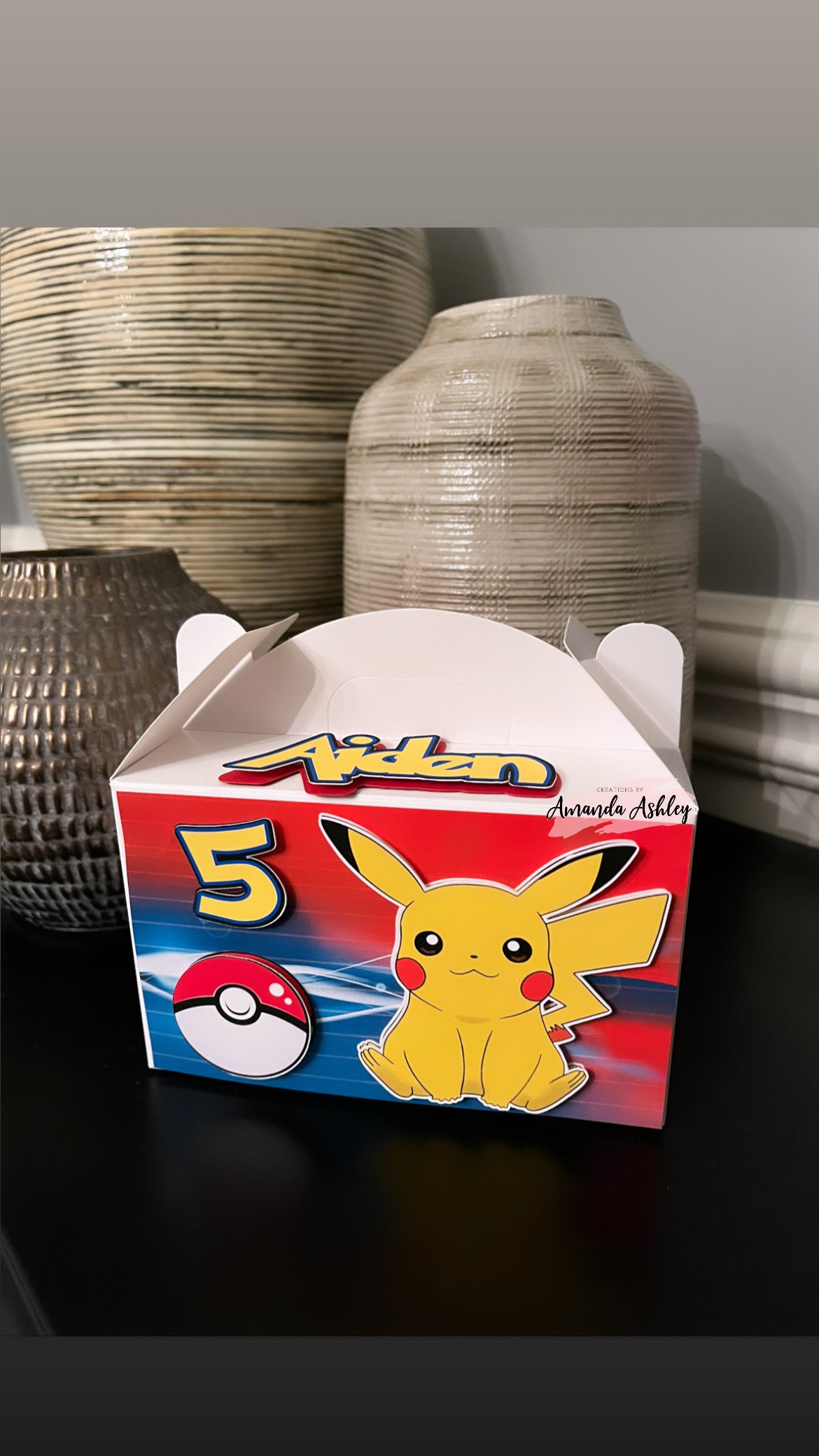Pokemon Favor Boxes