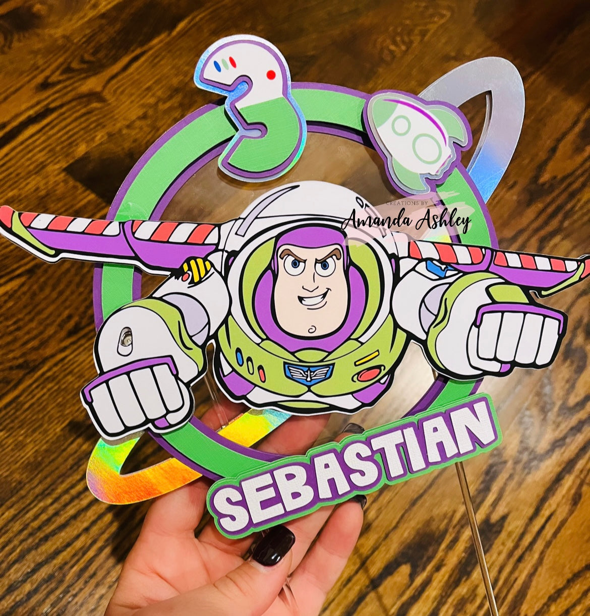 Space Ranger Cake Topper