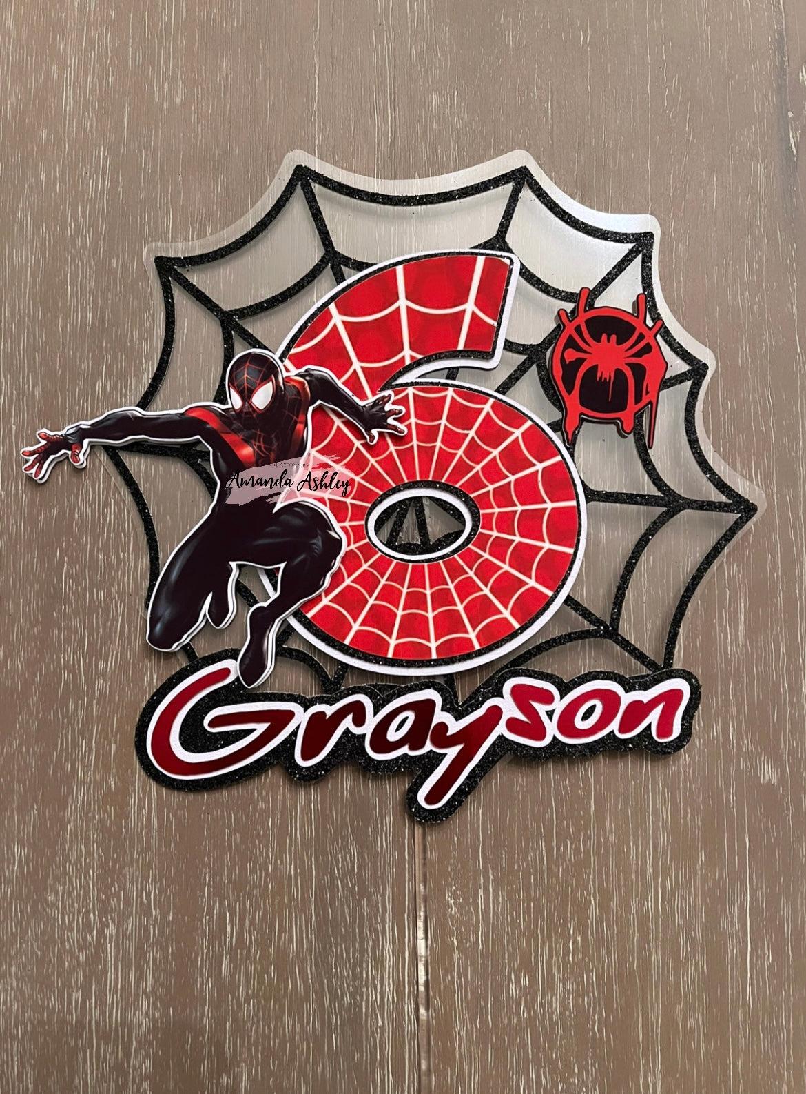 Miles Morales Cake Topper