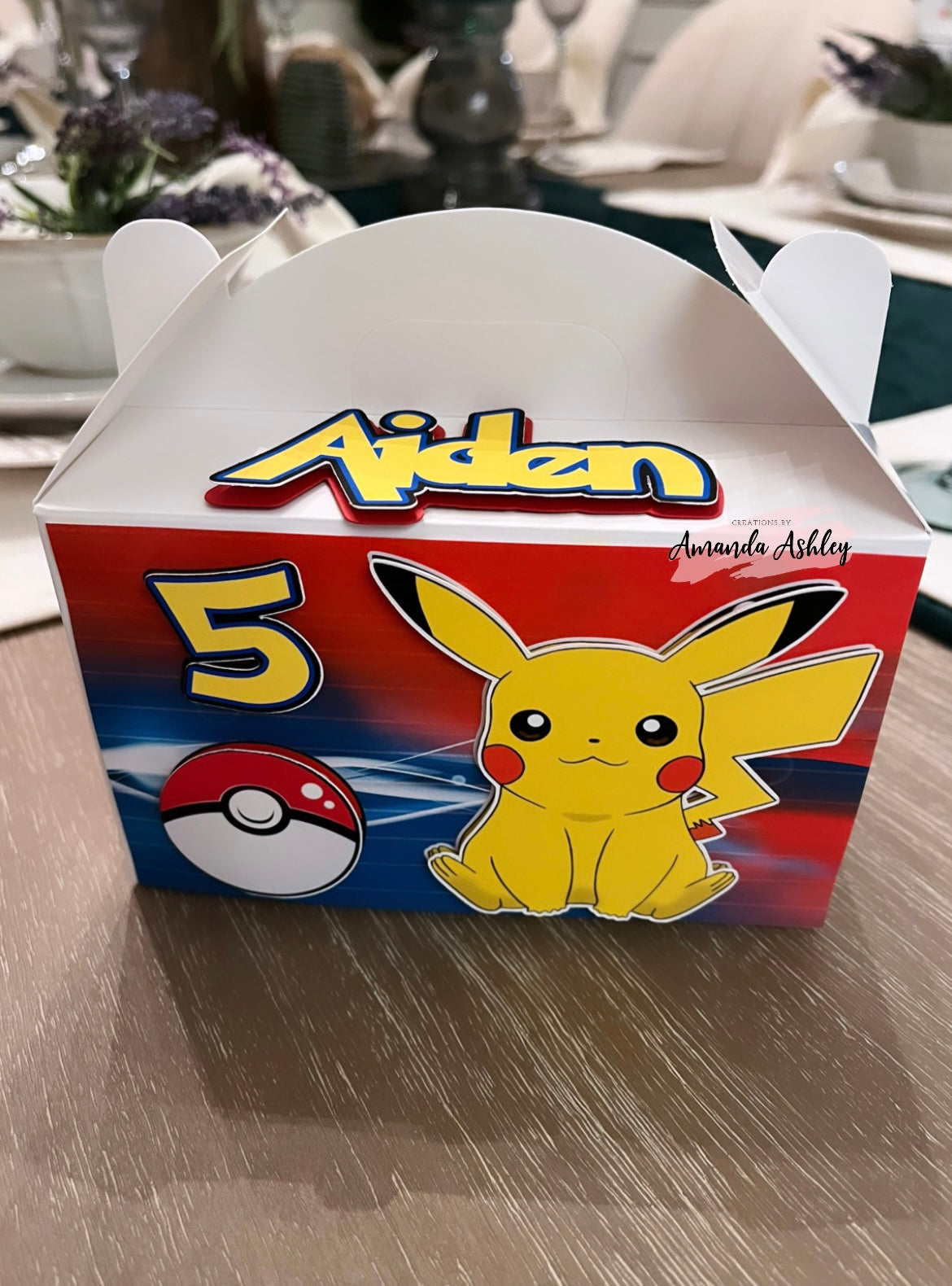 Pokemon Favor Boxes