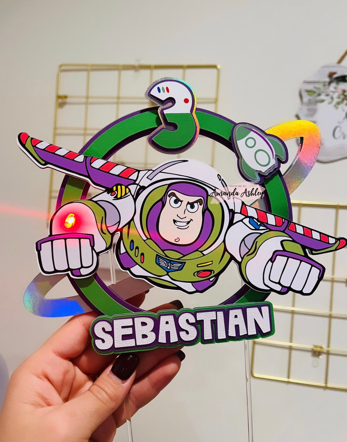 Space Ranger Cake Topper