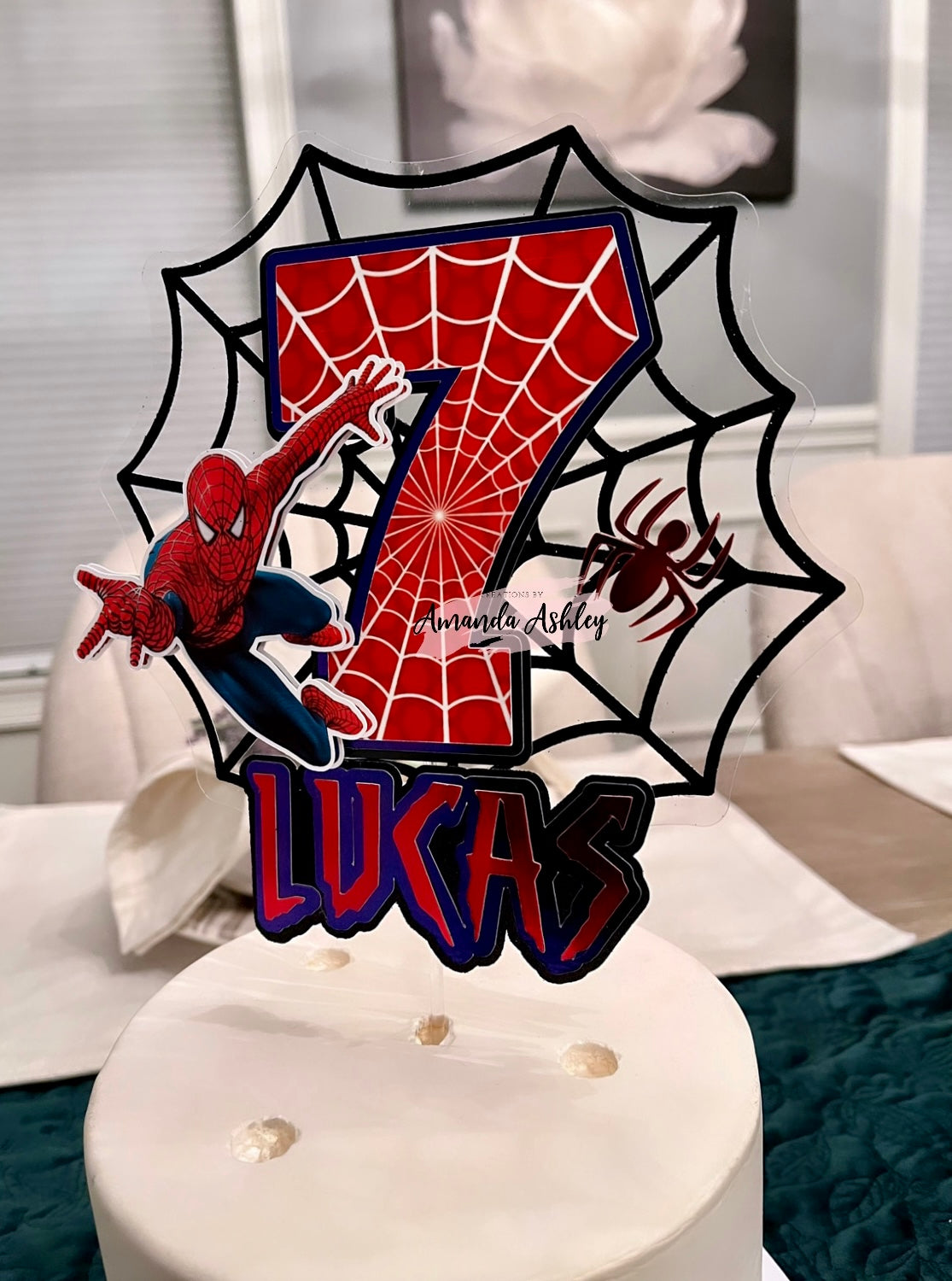 Spiderman Cake Topper