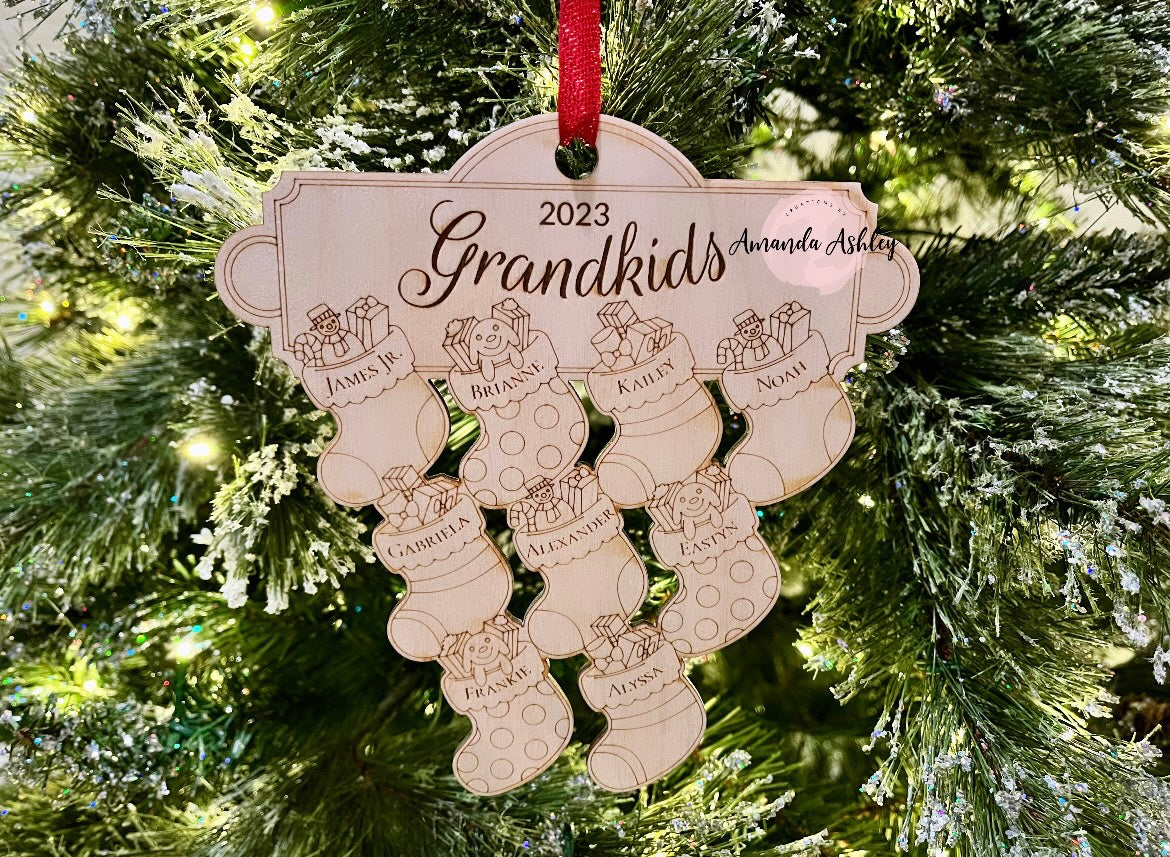 Family Stockings Ornament