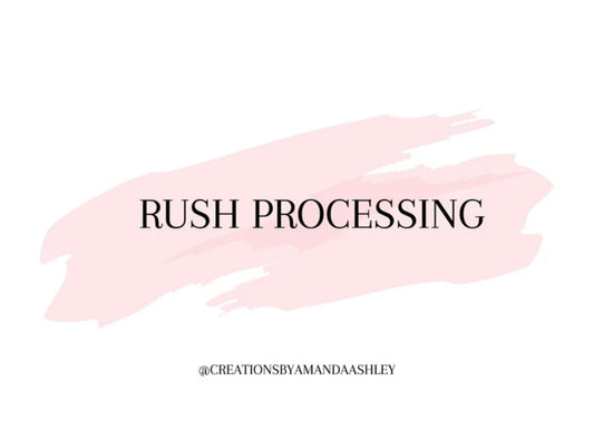 Rush Order Processing Fee