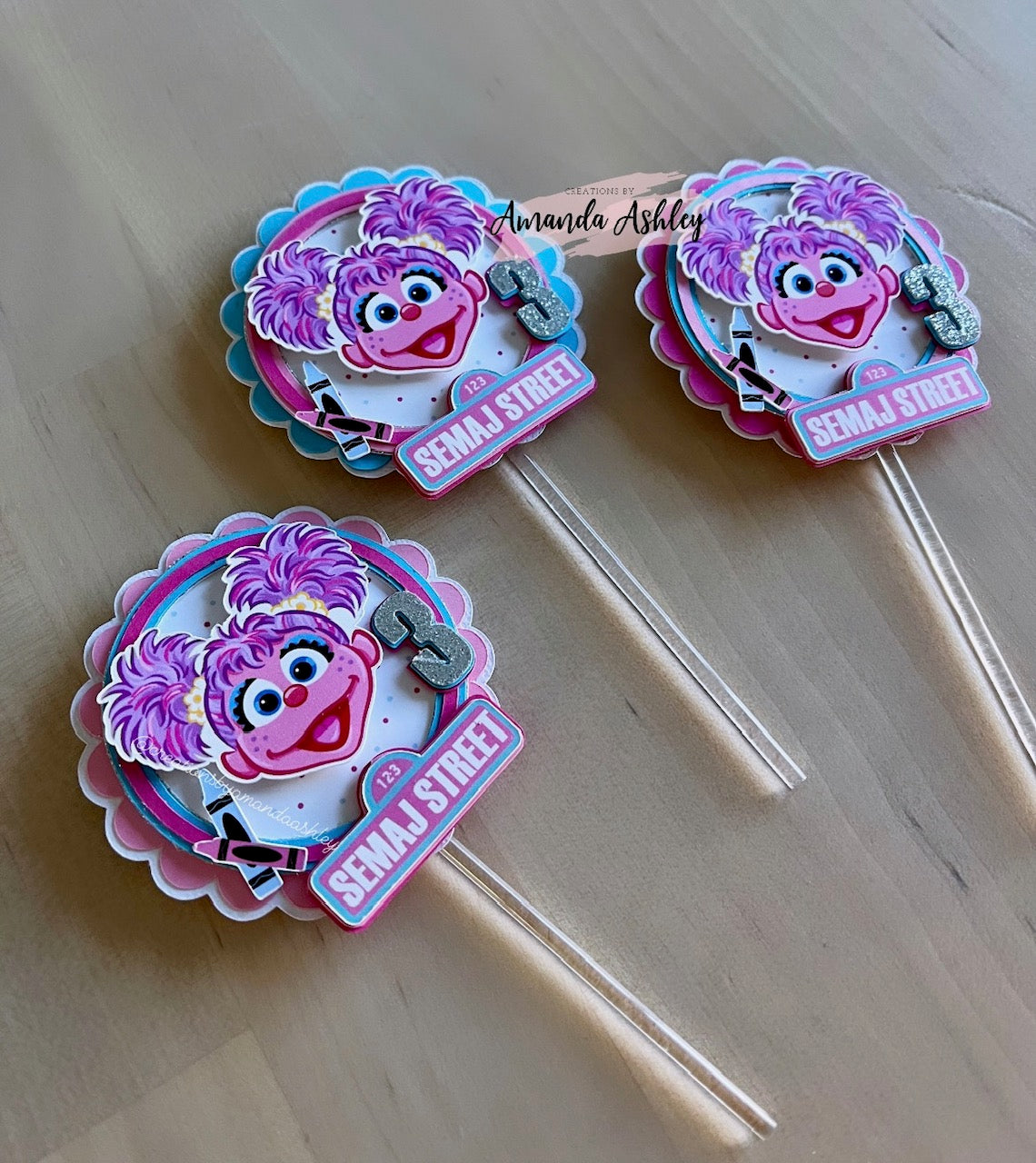 Abby Cadabby Cupcake Toppers