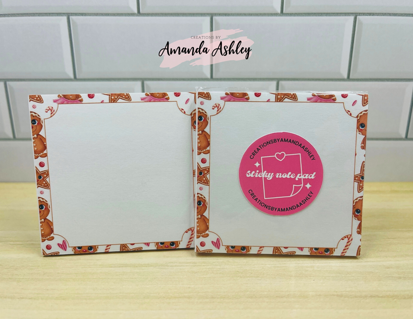 Gingerbread Cuties Sticky Notes