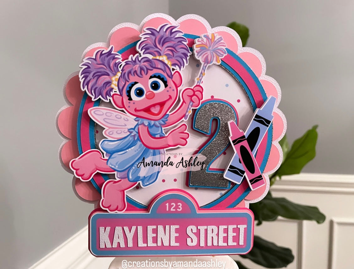 Abby Cadabby Cake Topper